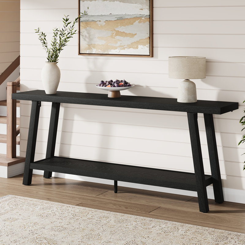 Console pour salon 70 po, Noir