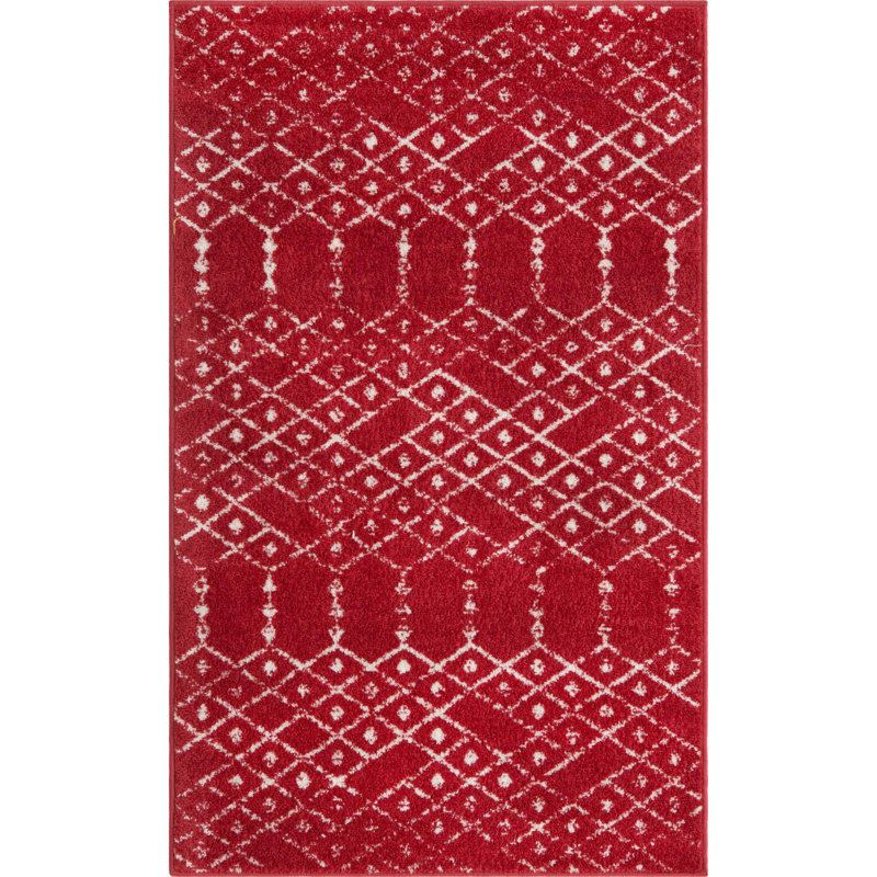 Brissa Abstract Indoor Rug, Rectangle 3'3" x 5'3"