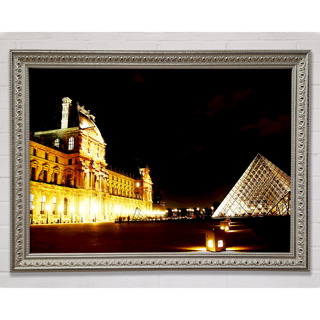 Paris Louvre Lichter - Druck