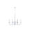 8-Light Traditional Metal Chandelier