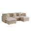 Canapé modulaire en U avec repose-pieds réversible 3 places et 2 repose-pieds-1070491767