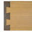 Console vintage rétro - Design minimaliste classique avec placage de bois de qualité supérieure et finition vieillie