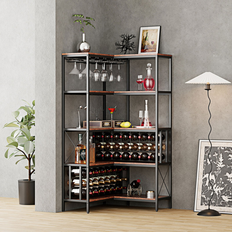 Armoires de bar sur pied d'angle