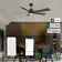 60" 5 - Blade LED Smart Ceiling Fan with Light Kit