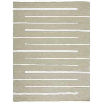 Estis Hand Woven Cotton Striped Rug