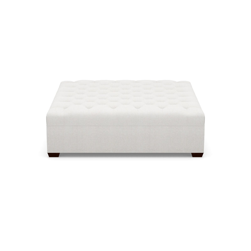 Square Ottoman, 7245-70, Walnut