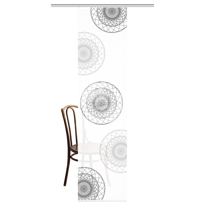 Semi Sheer Sliding Panel Single Panel