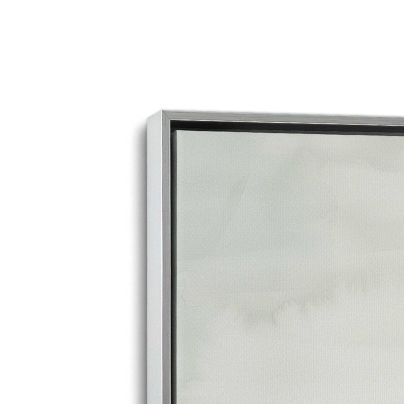 Ensemble de 2 impressions sur toile Cactus Waltz, Cadre flottant en chrome poli, H 48,75 po x l 65,5 po x P 1,75 po