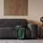 Dark Gray Polyester Modular Sofa cushion couch-869074513