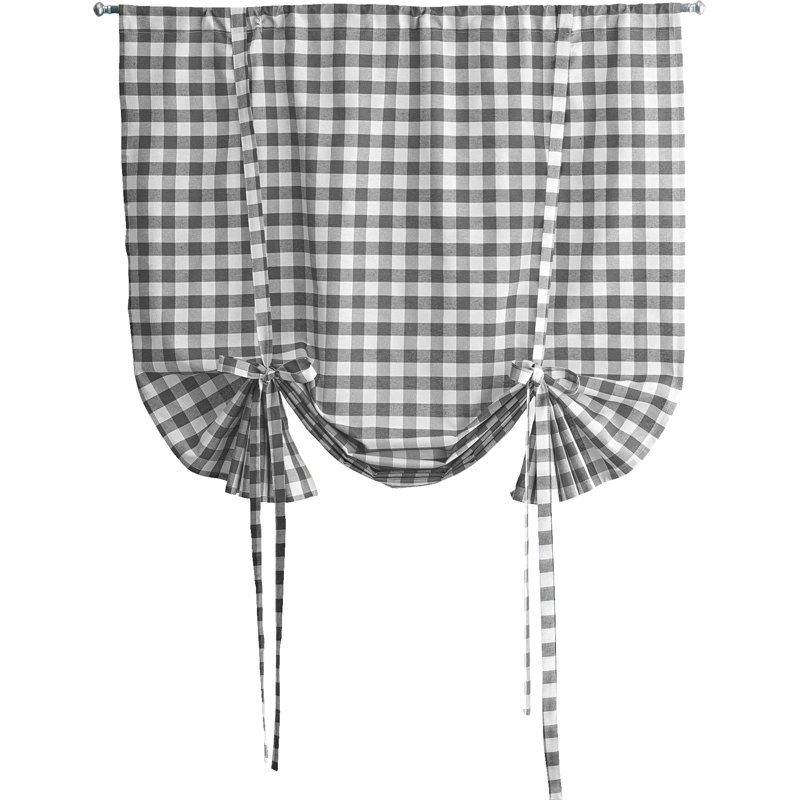 Cid Sheer Single Curtain Panel, Gray