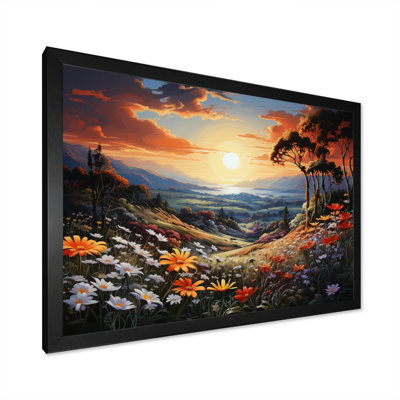 Wildflowers Sunlit Meadows sur toile