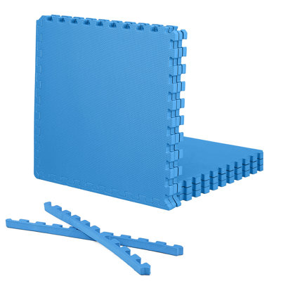 Tapis d'exercice CAP à emboîtement en mousse, losanges 24 pi. Ca., TATAMI, carreaux en T de 1 po d'épaisseur