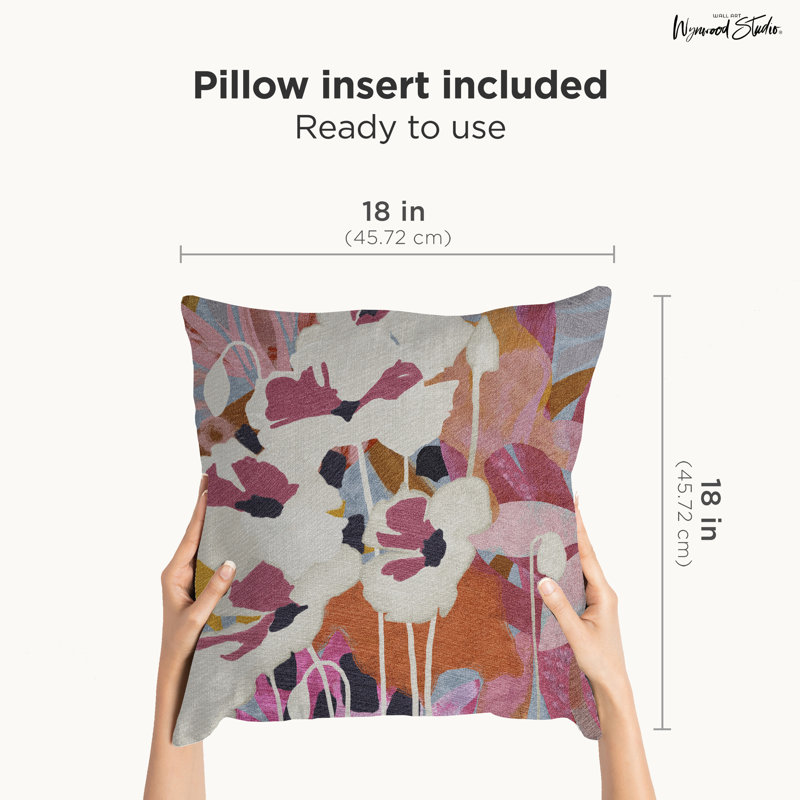 Floral Throw Pillow