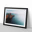 Neist Point Lighthouse Isle of Skye in Abstract - Framed Print-55727613-55727620