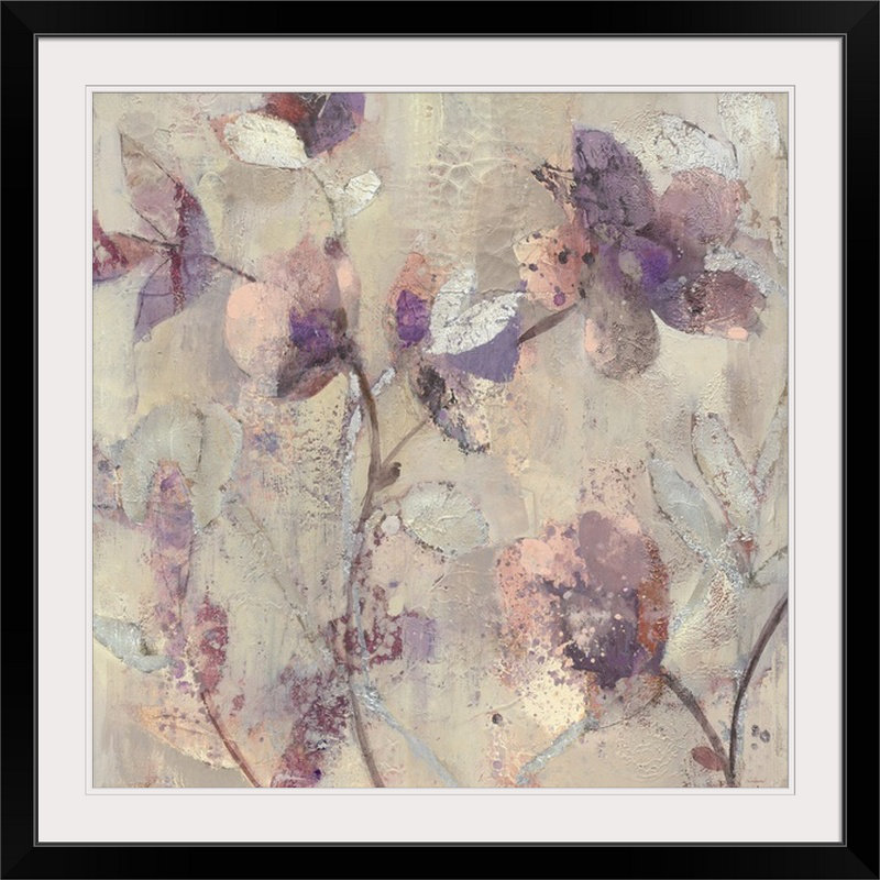 « i »» albena hristova,, reproduction d’art Silver Delight, Cadre noir, H 38 po x l 38 po x p 1 po