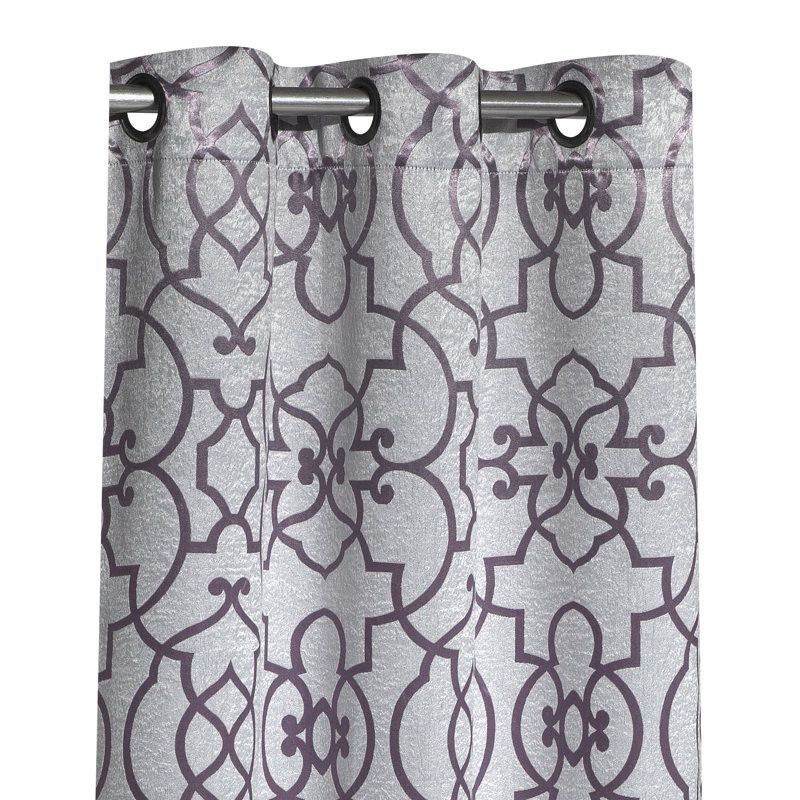 Manervia Blackout Curtain Pair, Purple