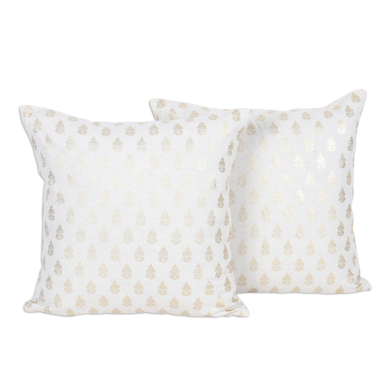 Housses de coussin en coton Novica