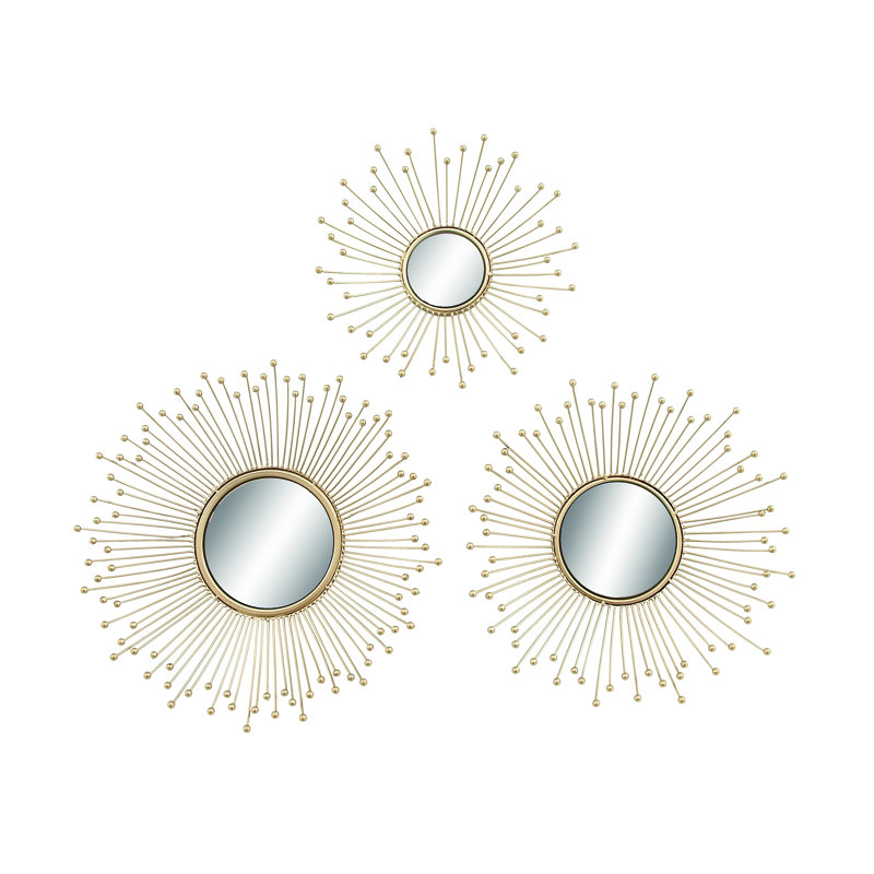 Lorcan 3 Piece Wall Mirror Set