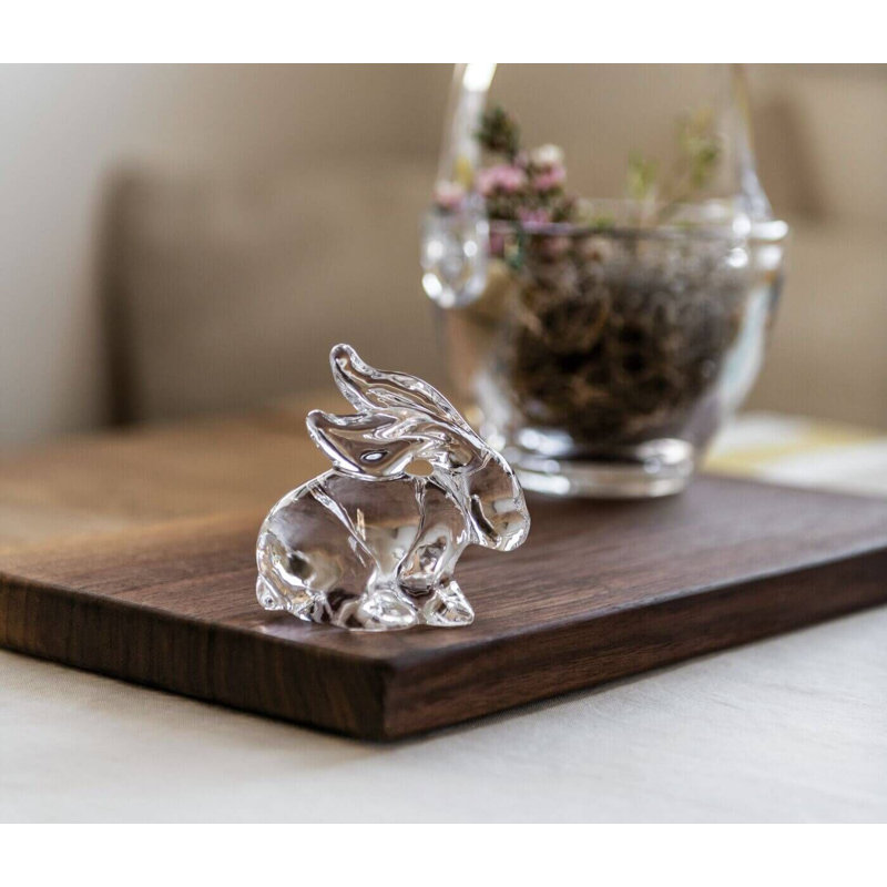 Handmade Glass Rabbit Figurine