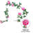 Pink gradient artificial rose