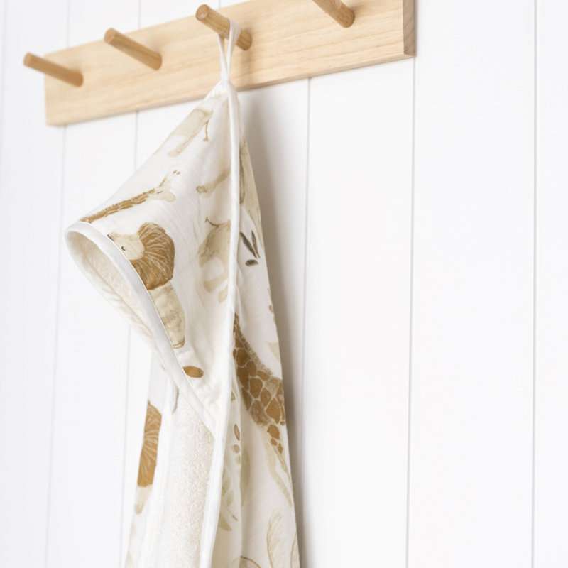 Kendi Baby Hooded Towel (safari Animal)