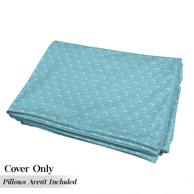 Housse de coussin d'extérieur Waves in Ocean, H 2 po x l 36 po x P 88 po