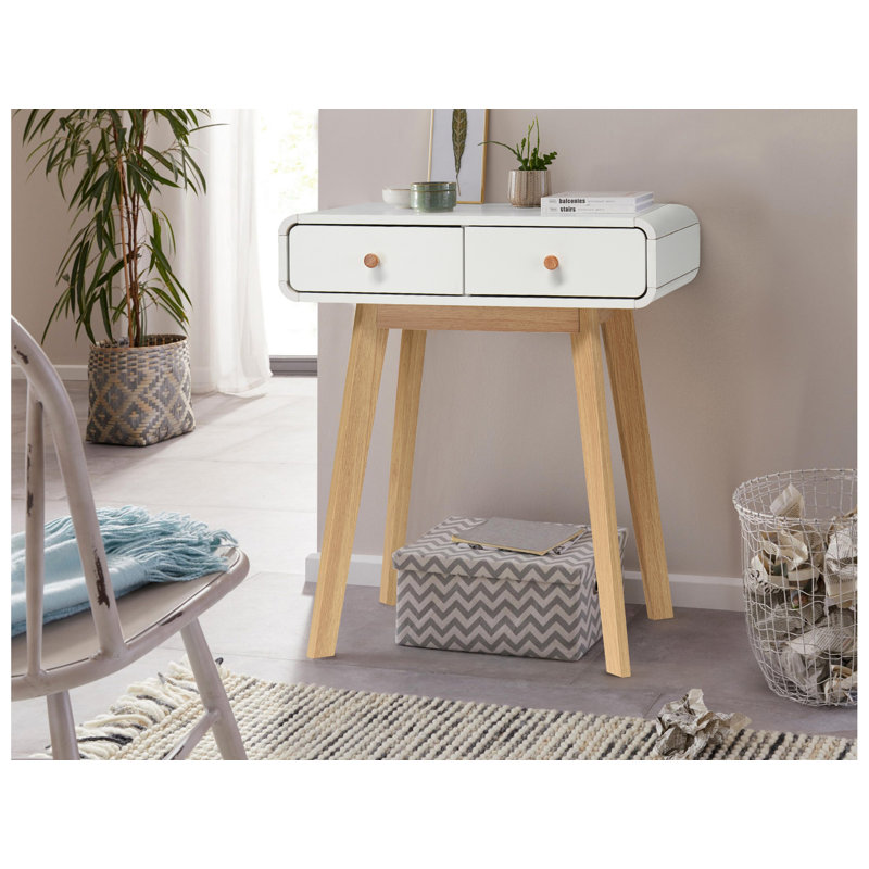 Allensby 65cm Console Table, White