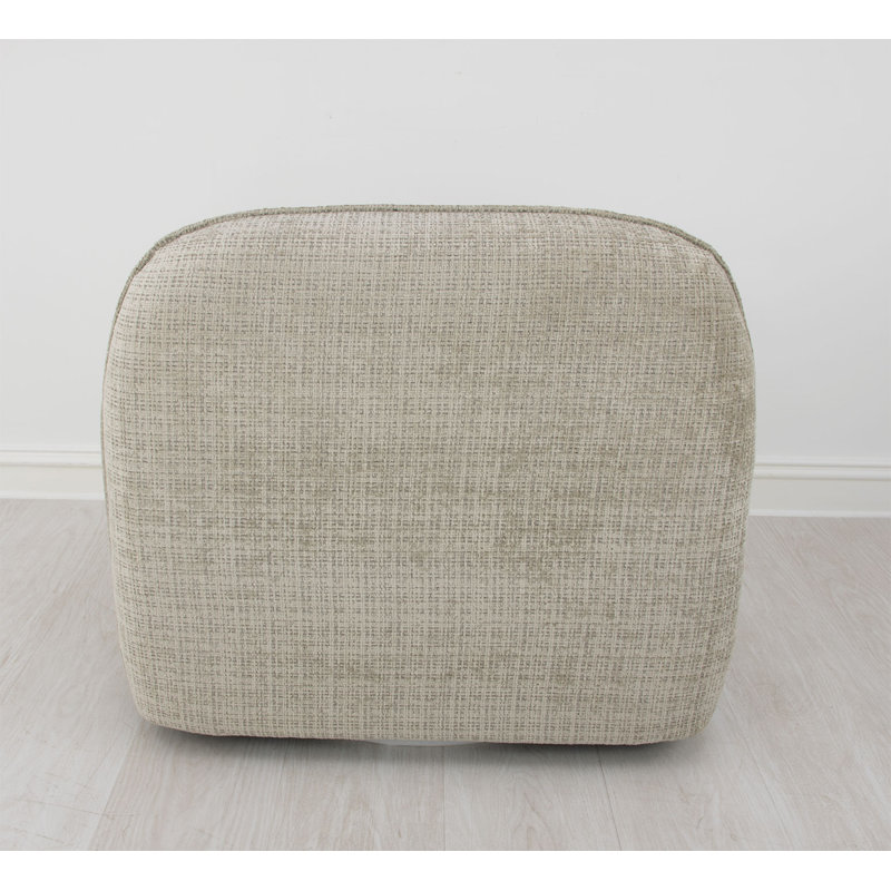 Dallas Swivel Chair, Soft Taupe Velvet