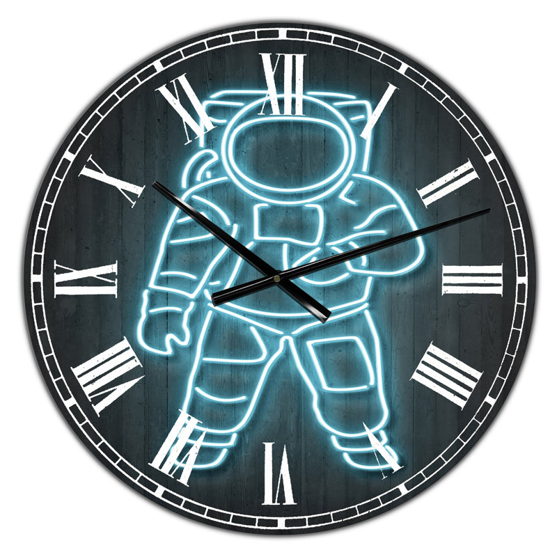 Horloge murale néon, Grand