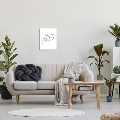 «Fist Bump Family Hands», impression sur toile