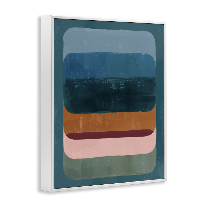  Art inspiré du sud-ouest par Victoria Barnes, H 30 po x l 24 po, Estampe numérique encadrée blanc bord de mer