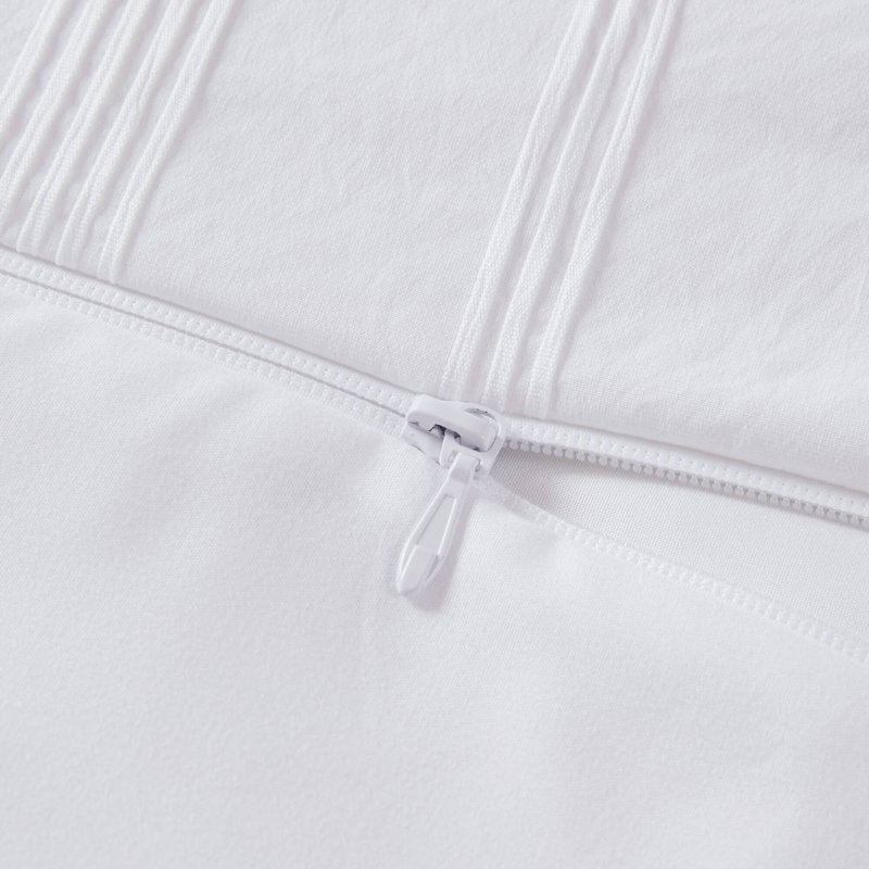 Ensemble de literie 3 pièces durable, rayures tissées en polyester, style scandinave moderne pour le confort de la maison