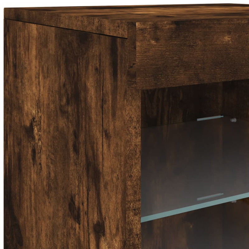 Basima 41cm Sideboard, Smoked Oak