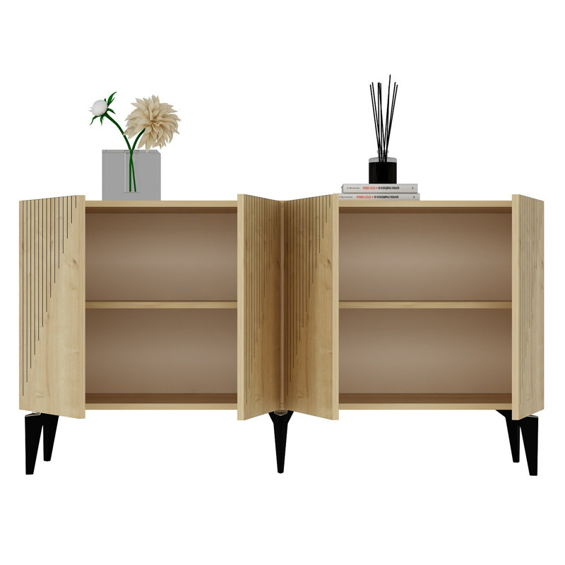 Olivia 79cm Console Table, Sapphire Oak