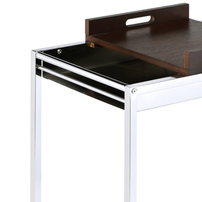Remarkable & Brown Cart For Food Serving - 2 Open Compartments, Removable Wooden Tray Transport, Wine Bottle Rack, Stemware Shelf In And Brown Compartments Arrang