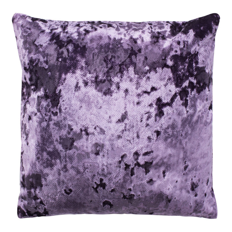 Marine Blue Velvet 18-inch Square Throw Pillow