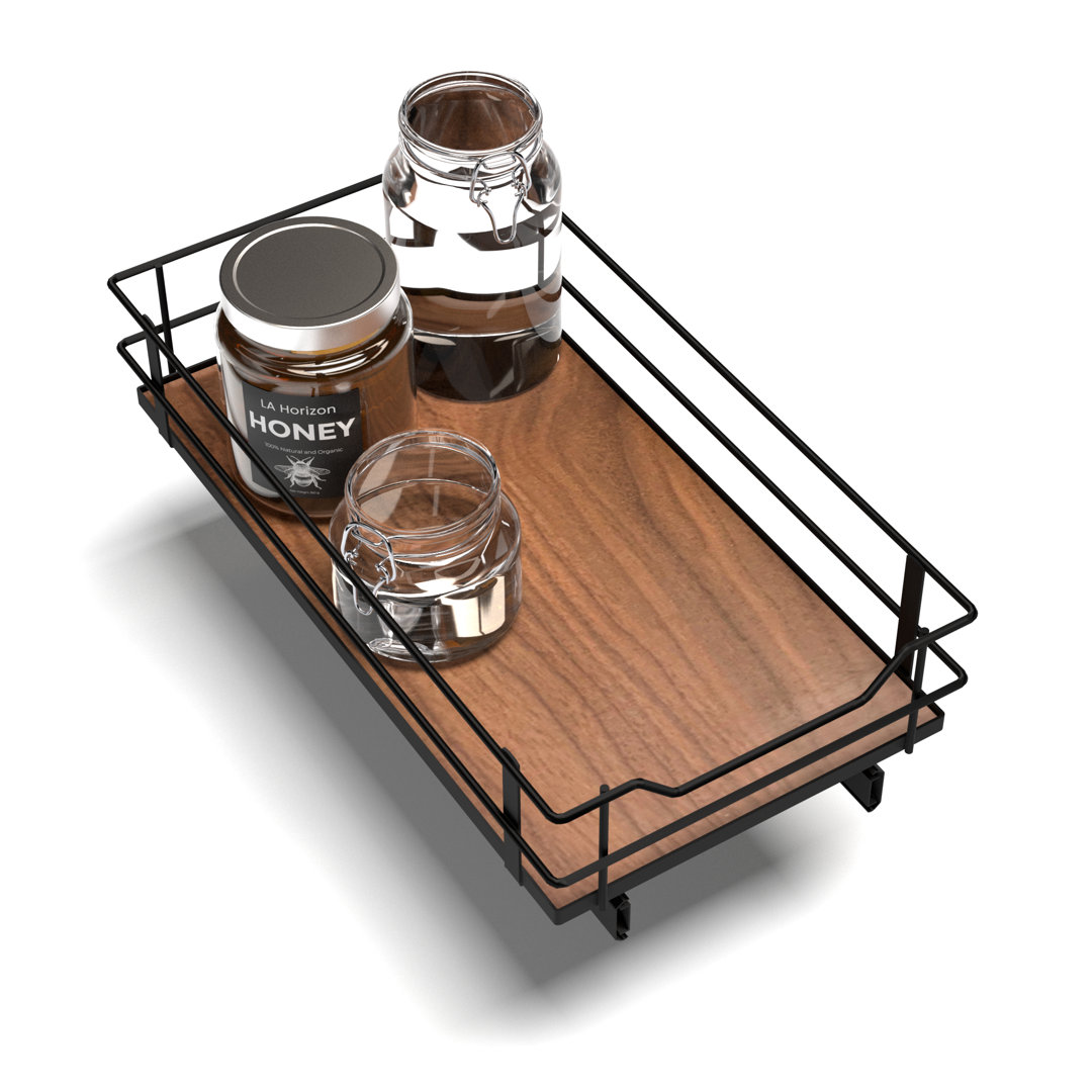 1 Tier Pull Out Kitchen Cabinet Organizer Home Zone Living 