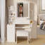 Table de chevet avec armoire de chevet-2023143902
