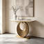 Console à pied ovale en anneau élégant-270308349