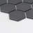 Sage 2" x 2" Hexagon Porcelain Matte Mosaic Tile-87103625