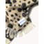 Animal Print Wool Jacquard Throw Blanket