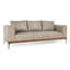 Bentley 95'' Leather Match Square Arm Sofa-1222372632
