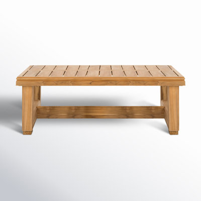 Melrose Rectangular Teak Outdoor Coffee Table