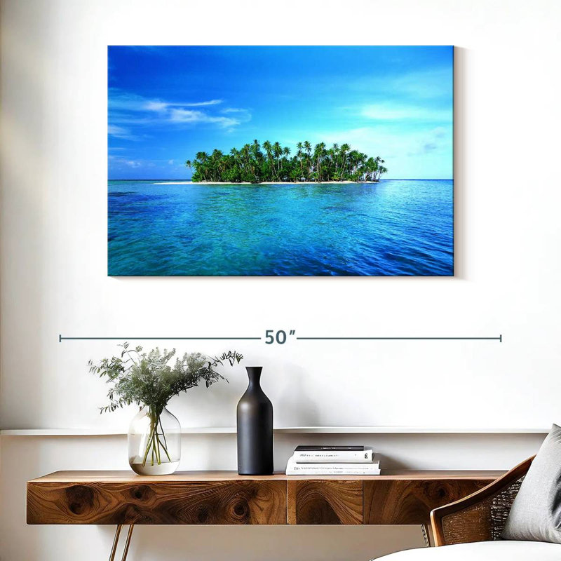 Gillard Palm Island Paradise, H 26 po x l 39 po