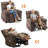 Recliner Chair for Adult, Recliner with Massage&Heating, Manual Recliners, Upholstery Overstuffed Soft Rocking Sofa Chair, Beige