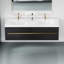 Meuble-lavabo mural avec double lavabo-1206981564