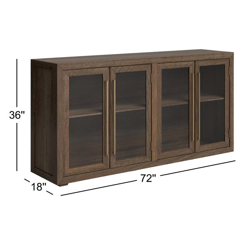 Sideboard, Brown, 36" H x 72" W x 18" D