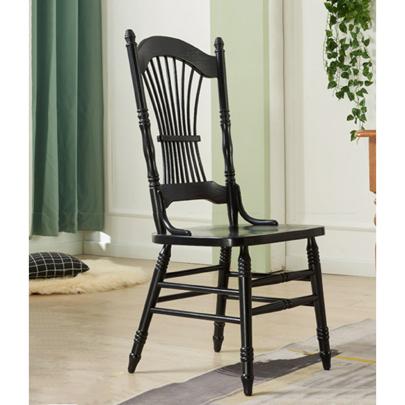 Chaise Windsor, Noir