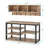 Edalyn 31.5"  Wide Hall Tree with Bench and Shoe Storage-1694180094