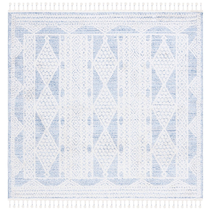 Chapel Performance Geometric Rug, Square 6'7"